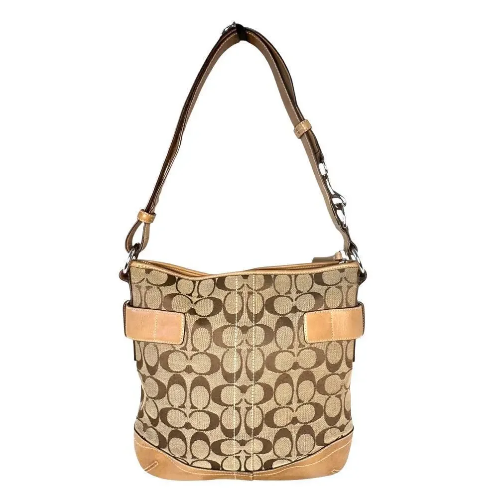 Coach Signature Jacquard Canvas Soho Handbag #3574